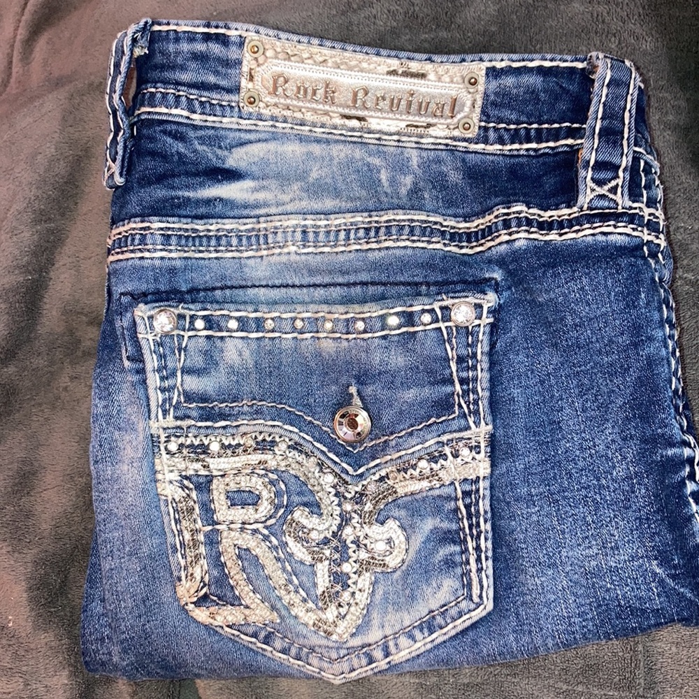 Rock Revival Sundee Easy Skinny Size 34.